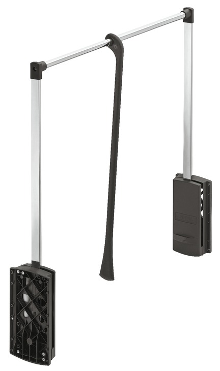 Hafele Pull Out Wardrobe Rail Internal Wardrobe Width 440 1200 Mm